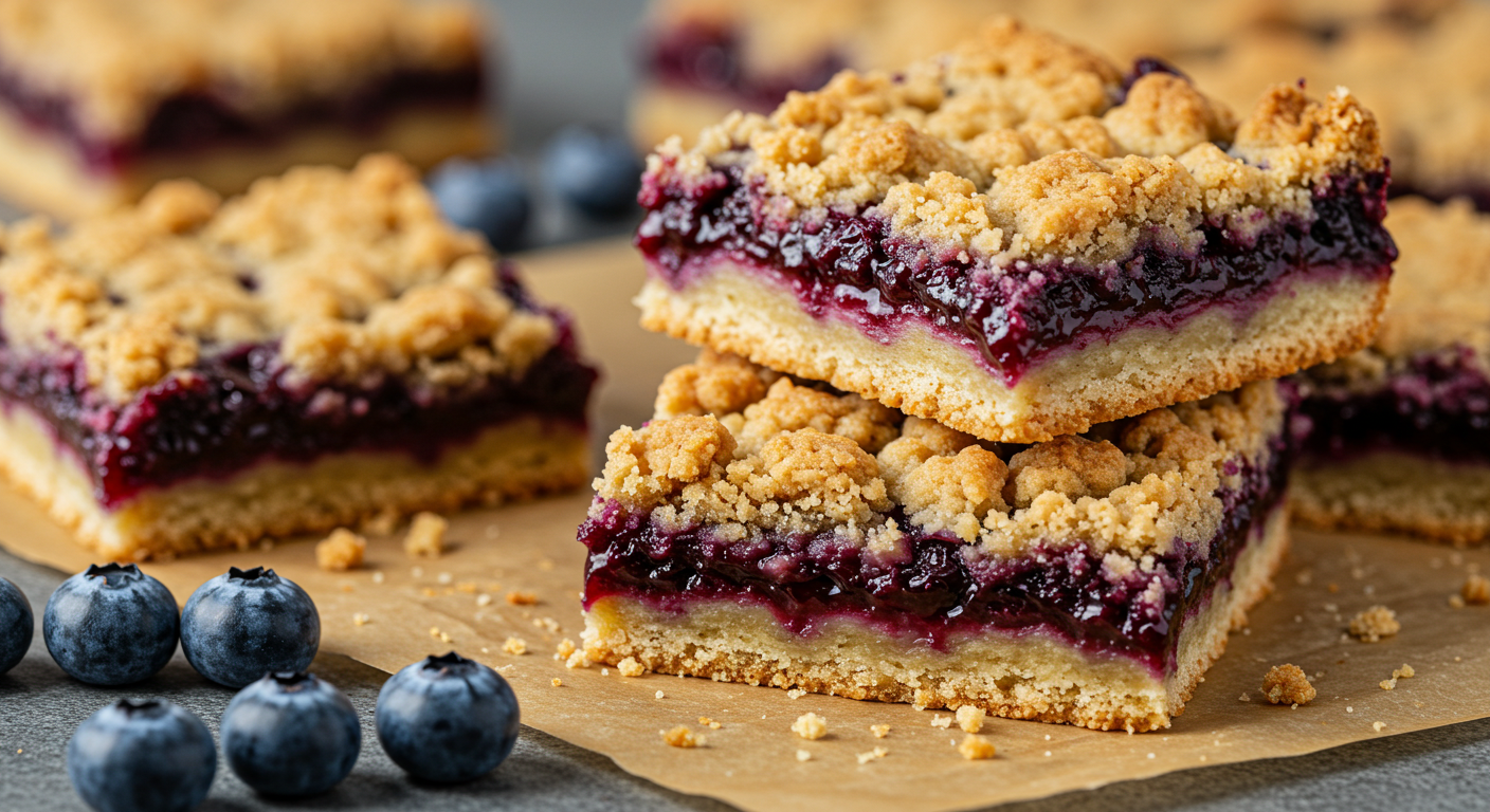 Blueberry Pie Cookie Bars