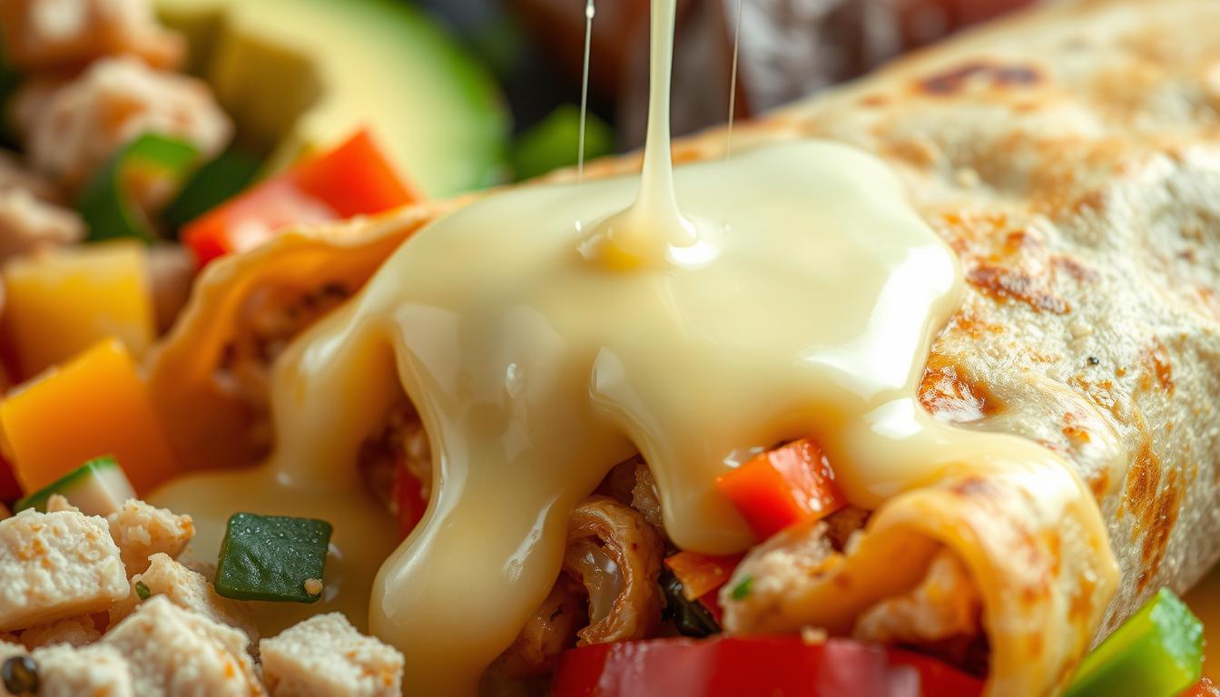 Creamy Chicken Tortilla Wraps
