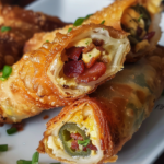 Bacon Jalapeno Popper Egg Rolls