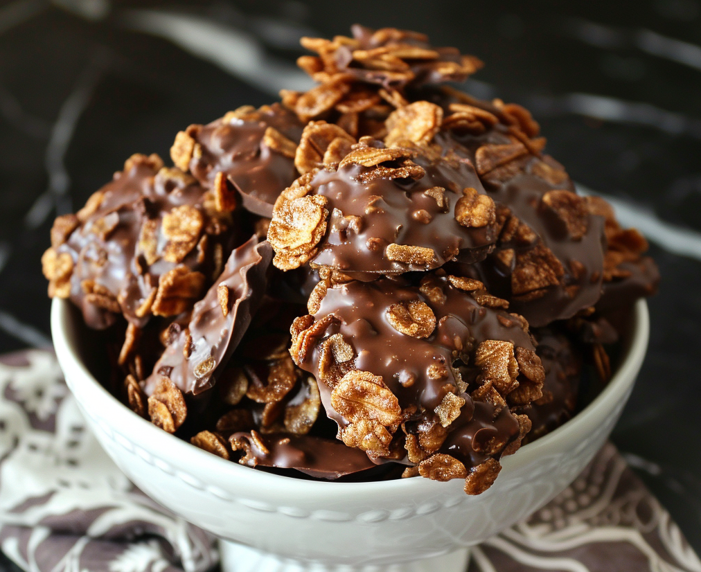 Chocolate Cornflake Clusters