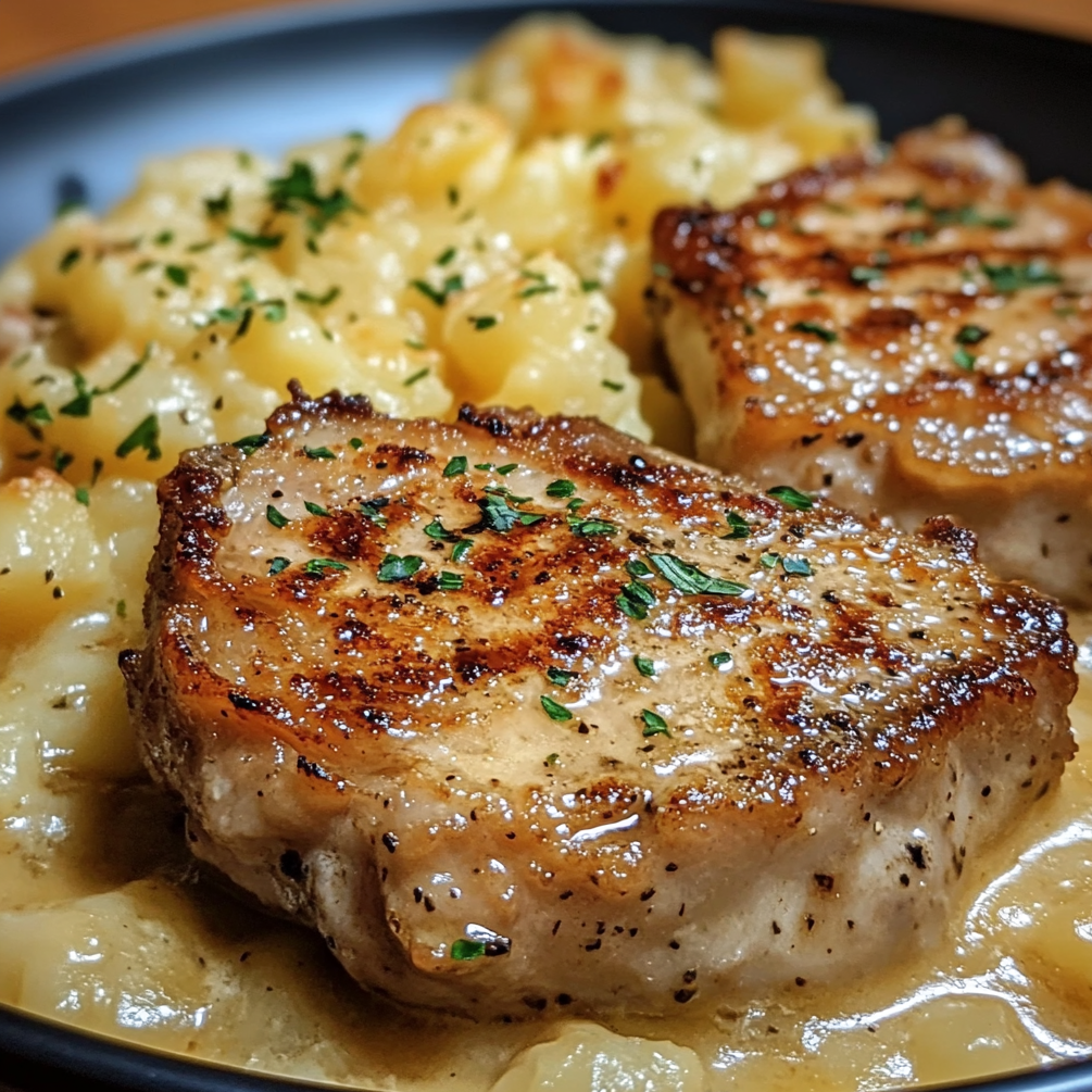 Garlic Parmesan Pork Chops