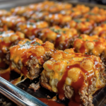 Tater Tot Meatloaf Casserole