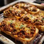 Garlic Bread Sloppy Joes