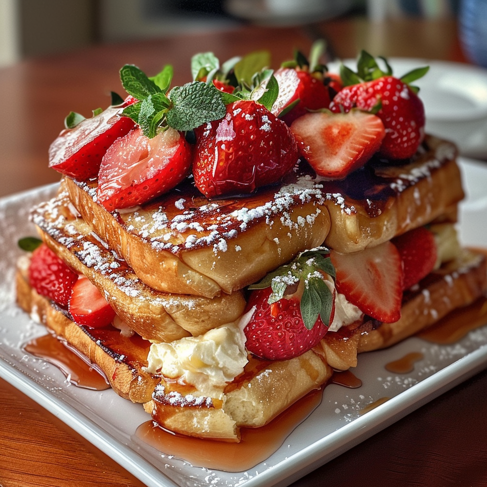Strawberry Cheesecake French Toast