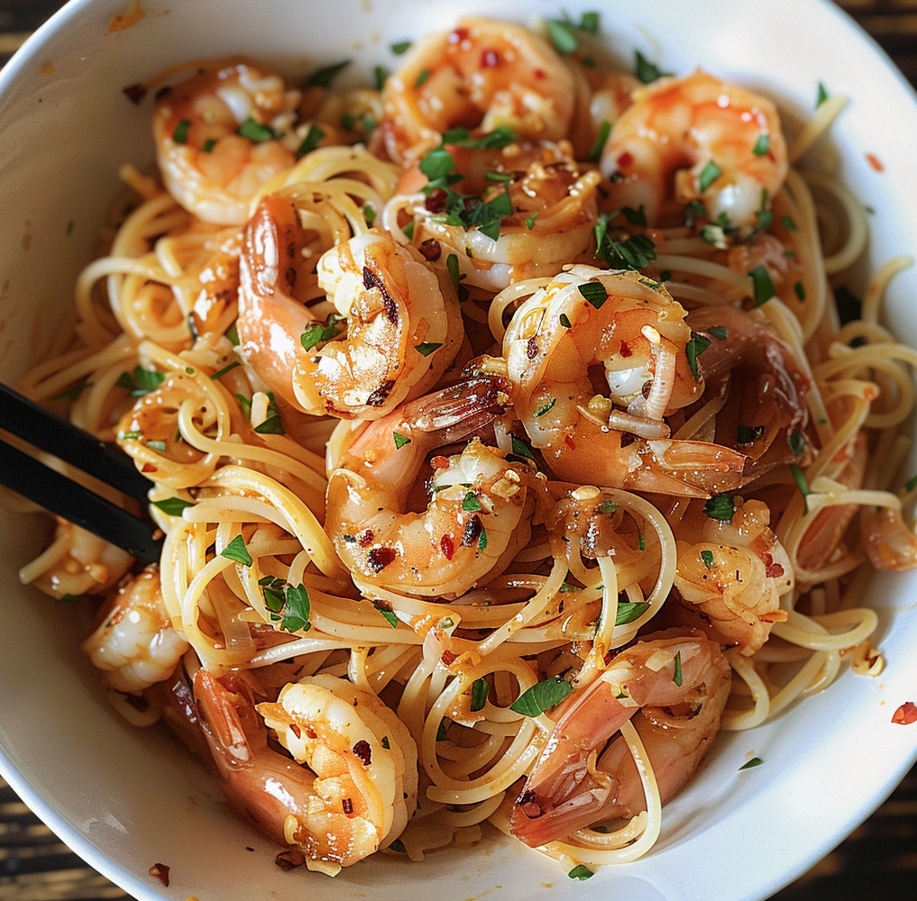 Bang Bang Shrimp Pasta