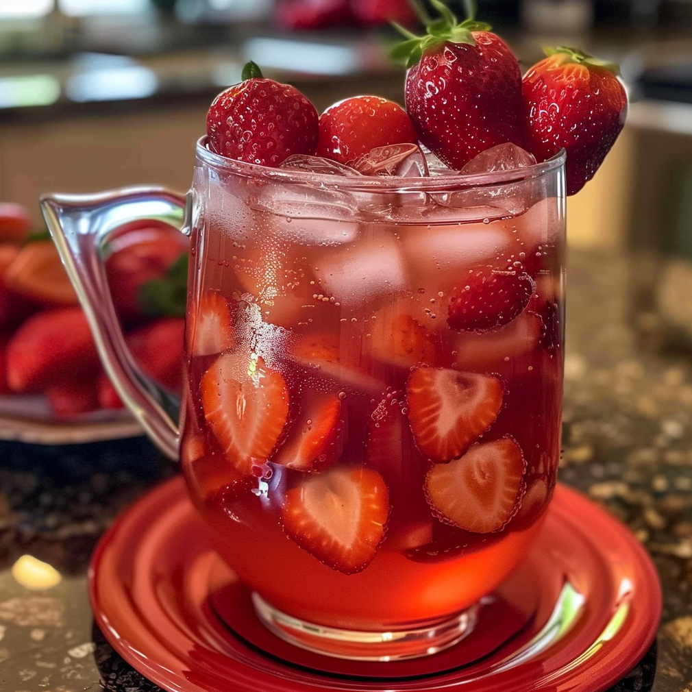 Sparkling Strawberry Punch