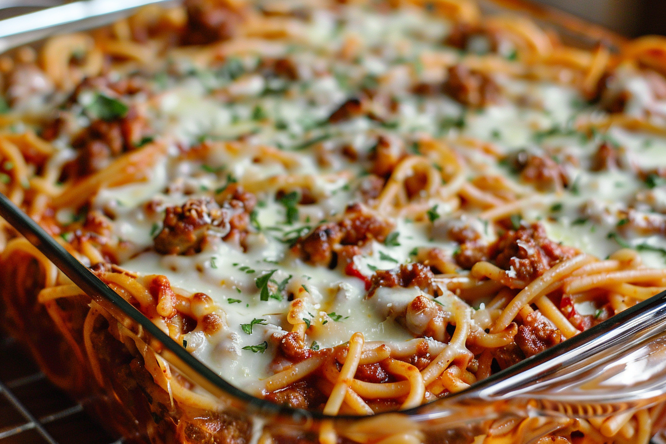 Baked Cream Cheese Spaghetti