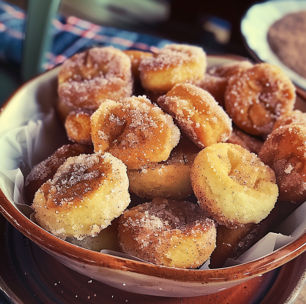 Cinnamon sugar biscuit bites