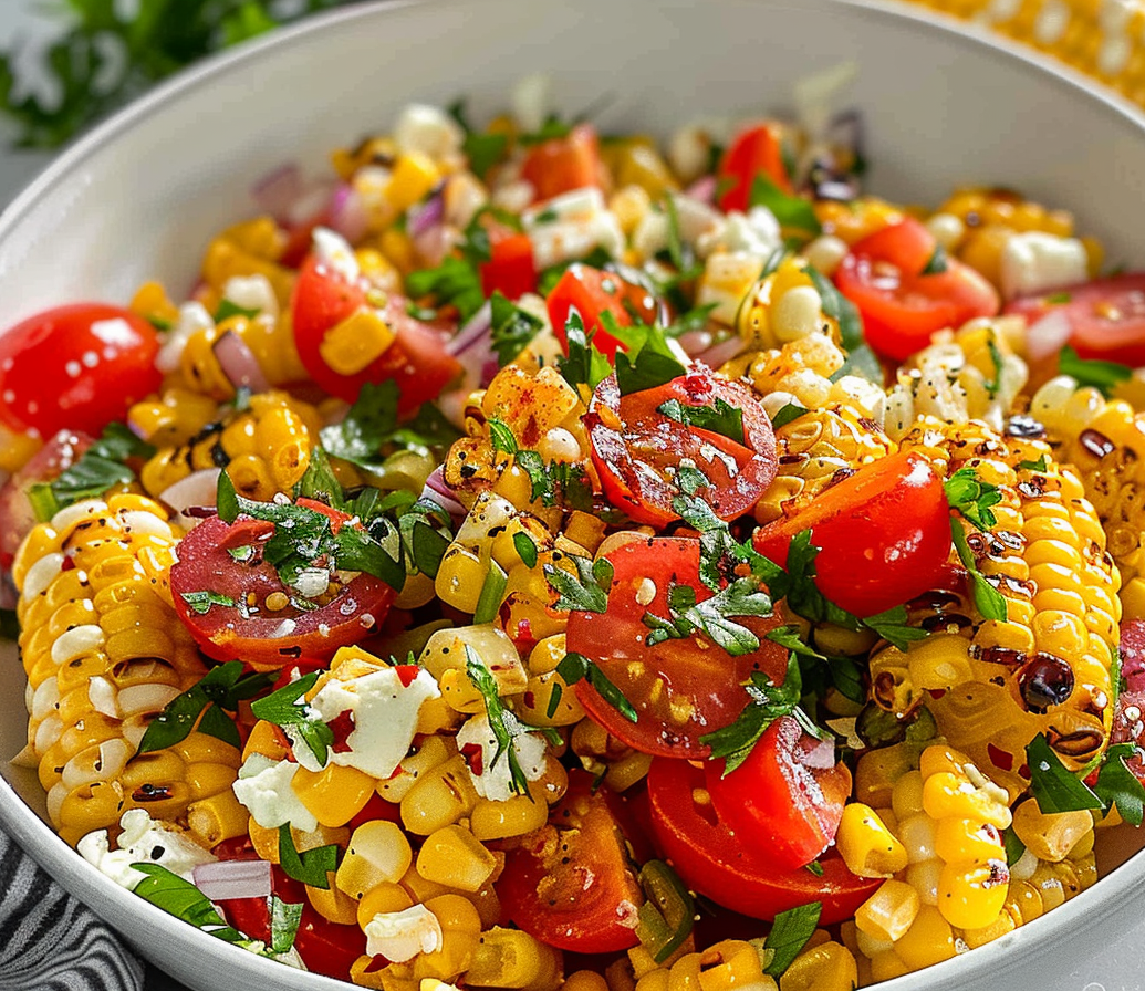 Grilled Corn Salad