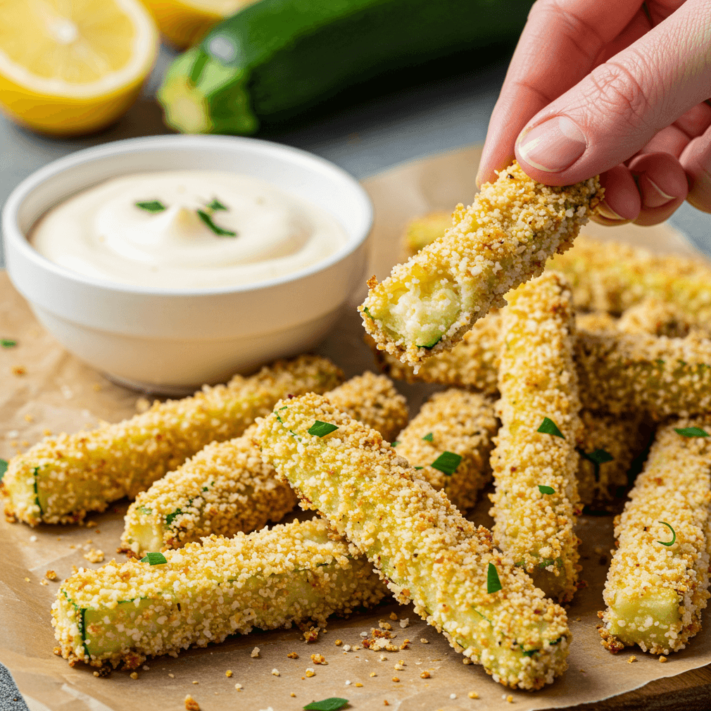 Parmesan Zucchini Fries