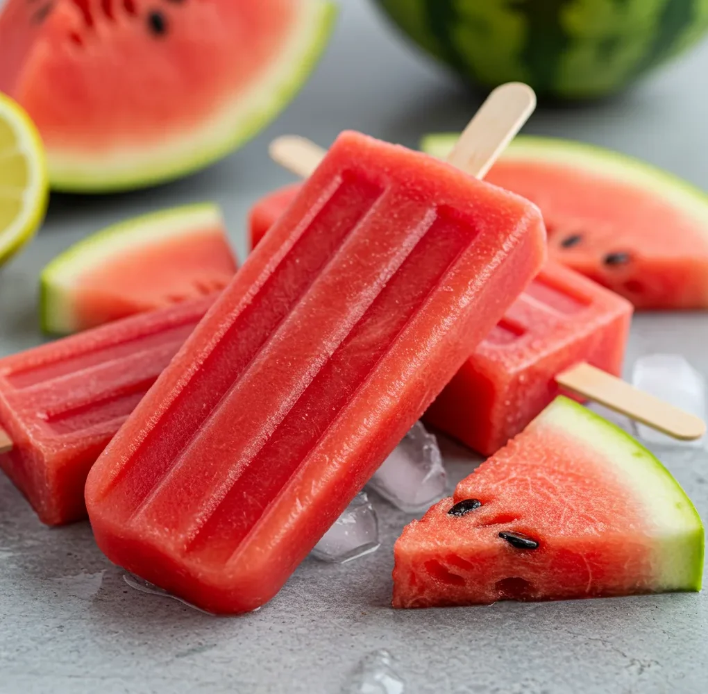 Easy Watermelon Popsicles